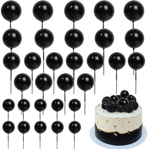 Ball Cake Topper Set (8 Colors Available)
