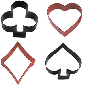 Cards Cookie Cutter (4 Shapes Available)