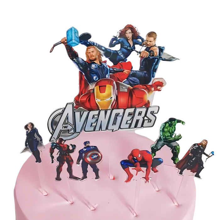Avengers Characters Toppers Set