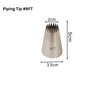 French Star Piping Tips (8 variants available)