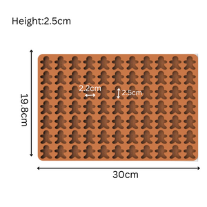 Mini Gingerbread Man Silicone Mold