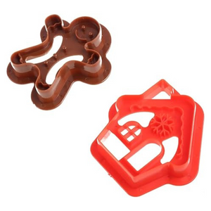 Gingerbread Man & House Cookie Cutters set