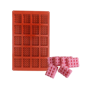 Mini Square Waffles Silicone Mold