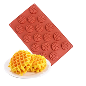 Mini Round Waffle Silicone Mold