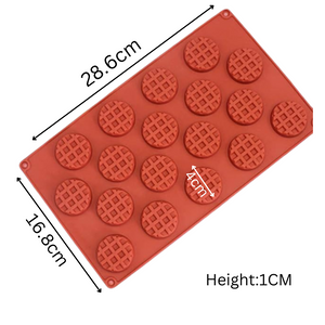 قالب سيليكون دائري صغير للوافل