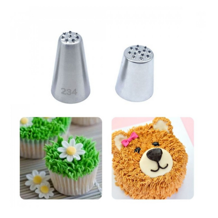 Grass & Hair Piping Tips (2 Variants Available)