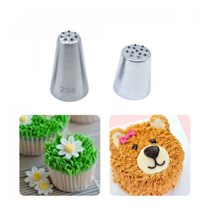 Grass Hair Piping Tips 2 Variants Available Bake It Egypt