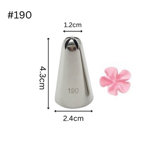 Closed Star Piping Tips (Not a set)