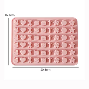 Carrots, Bow & Rabbit Candy Silicone Mold