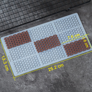 Honeycomb Chocolate Garnish Silicone Mold