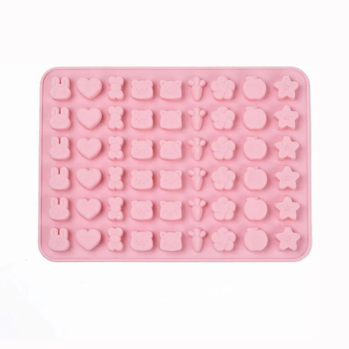 Carrots, Bow & Rabbit Candy Silicone Mold