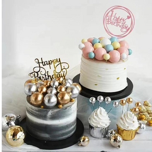 Ball Cake Topper Set (8 Colors Available)