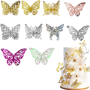 3D Butterfly Cake Topper (10 variants available)