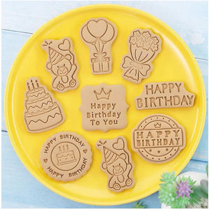 Happy Birthday Cutters with Stamp Set