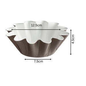 Brown Brioche Paper Baking (set of 6)