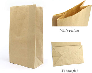 حقيبة ورقية للحرف اليدوية (مجموعة من 5)