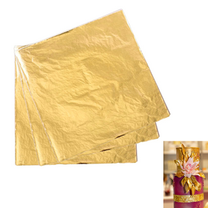Large Edible Gold Leaf Sheets - Pack of 5