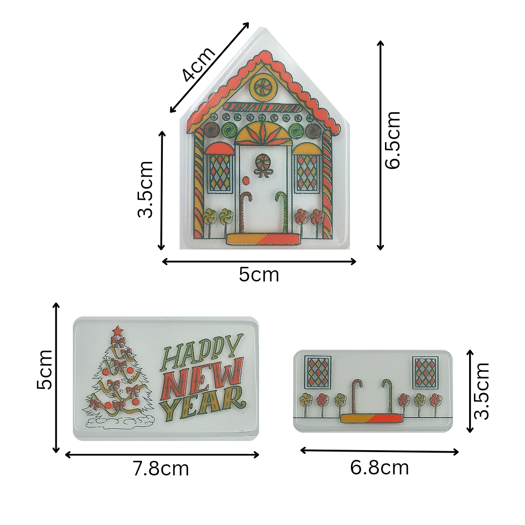 Gingerbread House Transfer Paper – Bake It Egypt