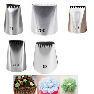 Straight Edge Basketweave Piping Tips (Not a Set)