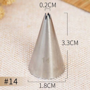 Open Star Piping Tips (Not a set)