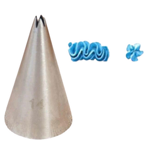 Open Star Piping Tips (Not a set)
