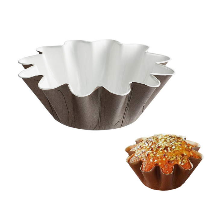 Brown Brioche Paper Baking (set of 6)