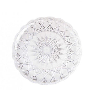 Plastic Round Serving Plate (set of 3)