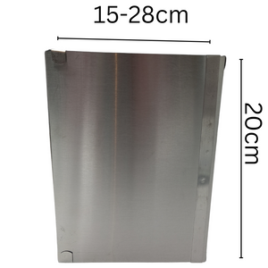 Stainless Steel Adjustable square Ring (3 Sizes Available)