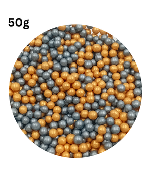 Gold & Silver pearls