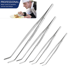 Long Fine Point Angle Kitchen Tweezers