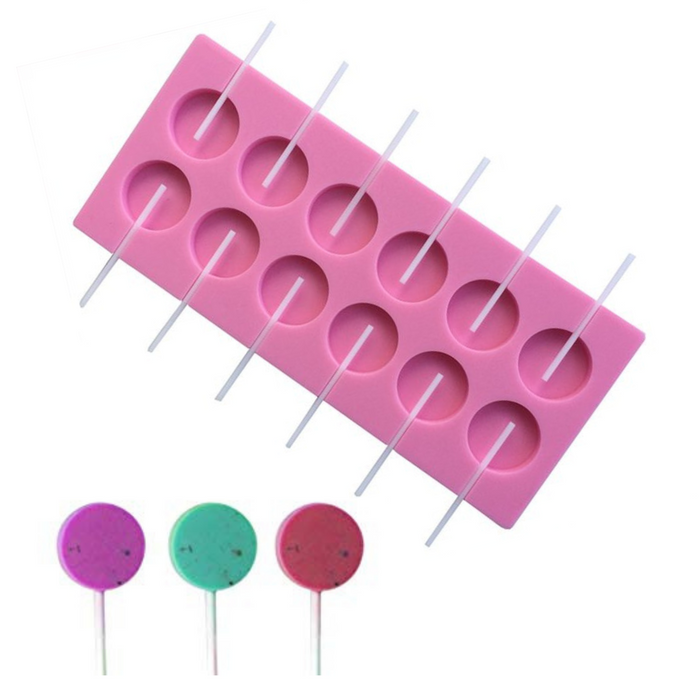 Plain Round Lollipop Mold