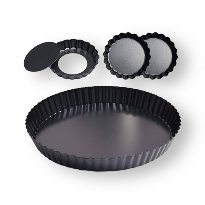 Non Stick Tart Pan With Removable Base (9 Sizes Available)