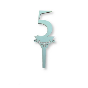 Number 5 Topper (2 Colors Available)