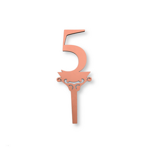 Number 5 Topper (2 Colors Available)
