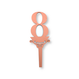 Number 8 Topper (2 Styles / Colors Available)
