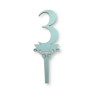 Number 3 Topper (2 Colors Available)