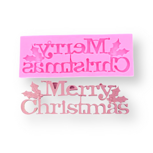 Merry Christmas Silicone Mold