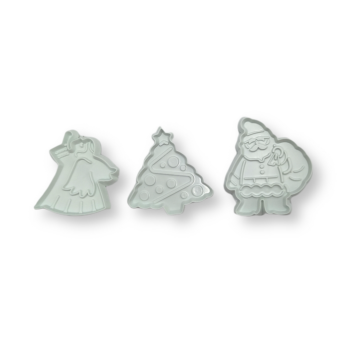Christmas Plastic Cutters (Set of 3)