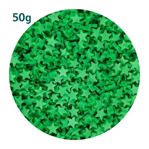 Green Stars Sprinkles