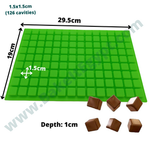 قالب سيليكون مكعبات (3 أحجام متوفرة)