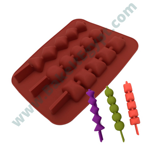 Food Sticks Cakesicle Silicone Mold (3 Cavities)