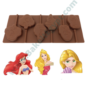 Disney Princesses Lollipop Silicone Mold