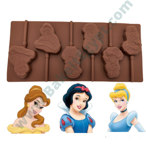 Disney Princesses Lollipop Silicone Mold