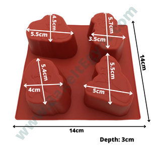 Disney Princesses Silicone Mold
