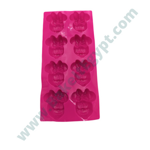 Small Minnie or Mickey Mouse Face Silicone Mold