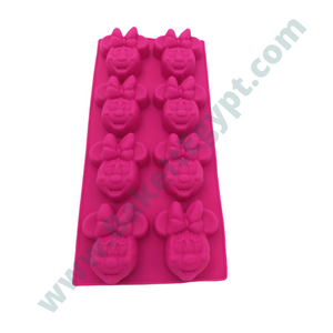 Small Minnie or Mickey Mouse Face Silicone Mold