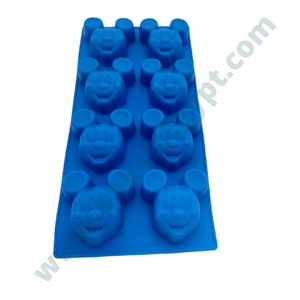 Small Minnie or Mickey Mouse Face Silicone Mold