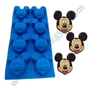 Small Minnie or Mickey Mouse Face Silicone Mold