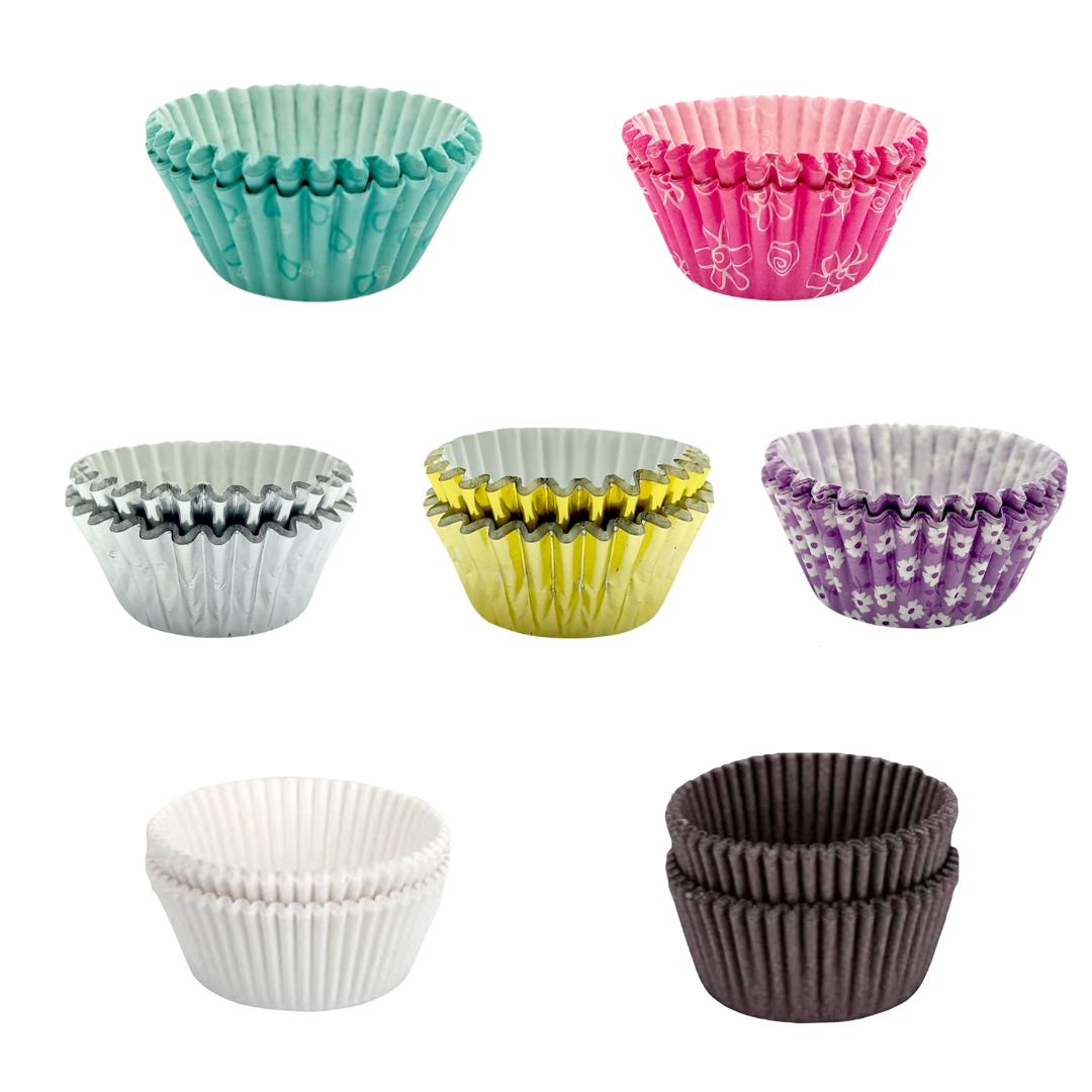 Mini Cupcake Liners (5 Colors Available)