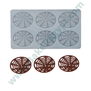 Spider Web Chocolate Silicone Mold